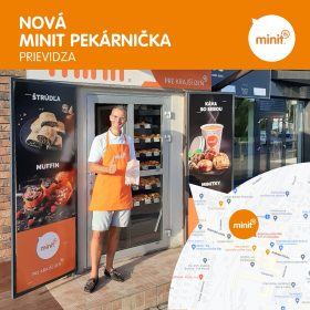Nová MINIT pekárnička v Prievidzi