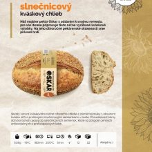 NOVINKA: OSKAR slnečnicový kváskový chlieb