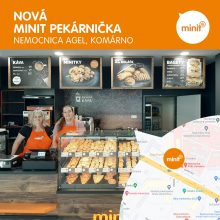 Nová MINIT pekárnička v Nemocnici AGEL, Komárno