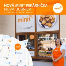 Nová MINIT pekárnička v Novej Dubnici